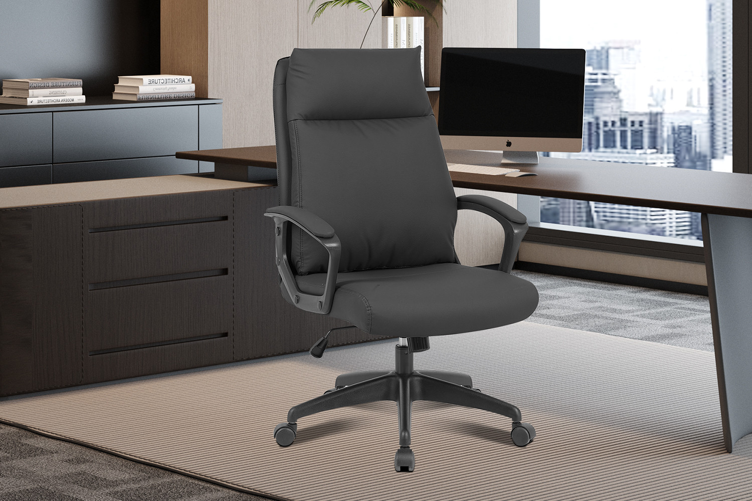 New – Bureaustoel Samuel Pu Nylon