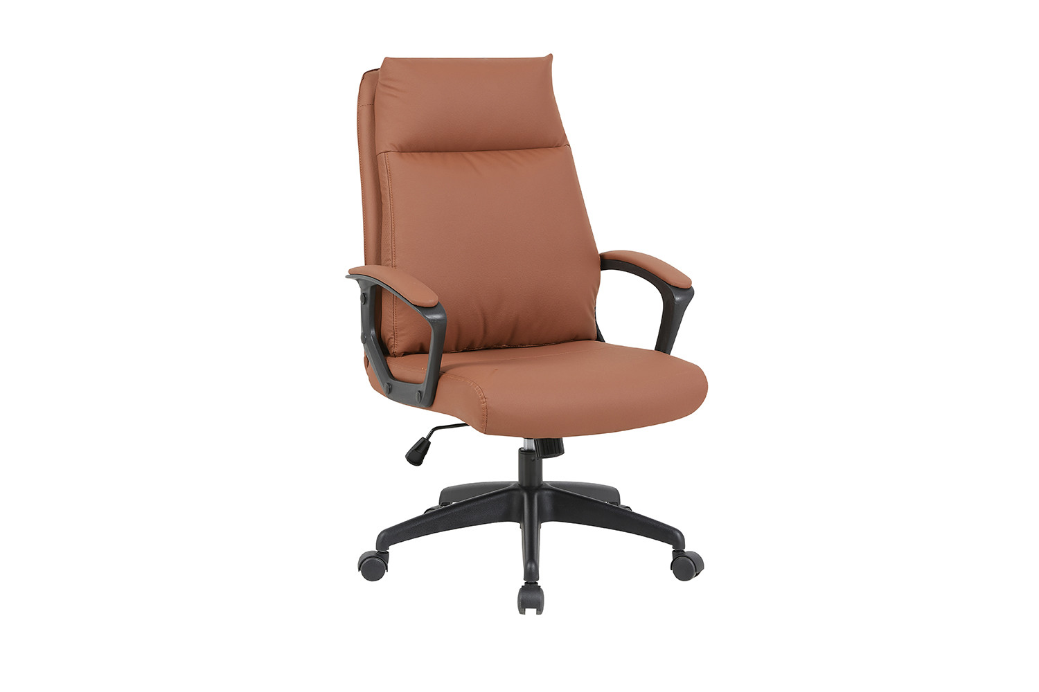 Image 4 for NEW - Bureaustoel Samuel PU nylon Cognac