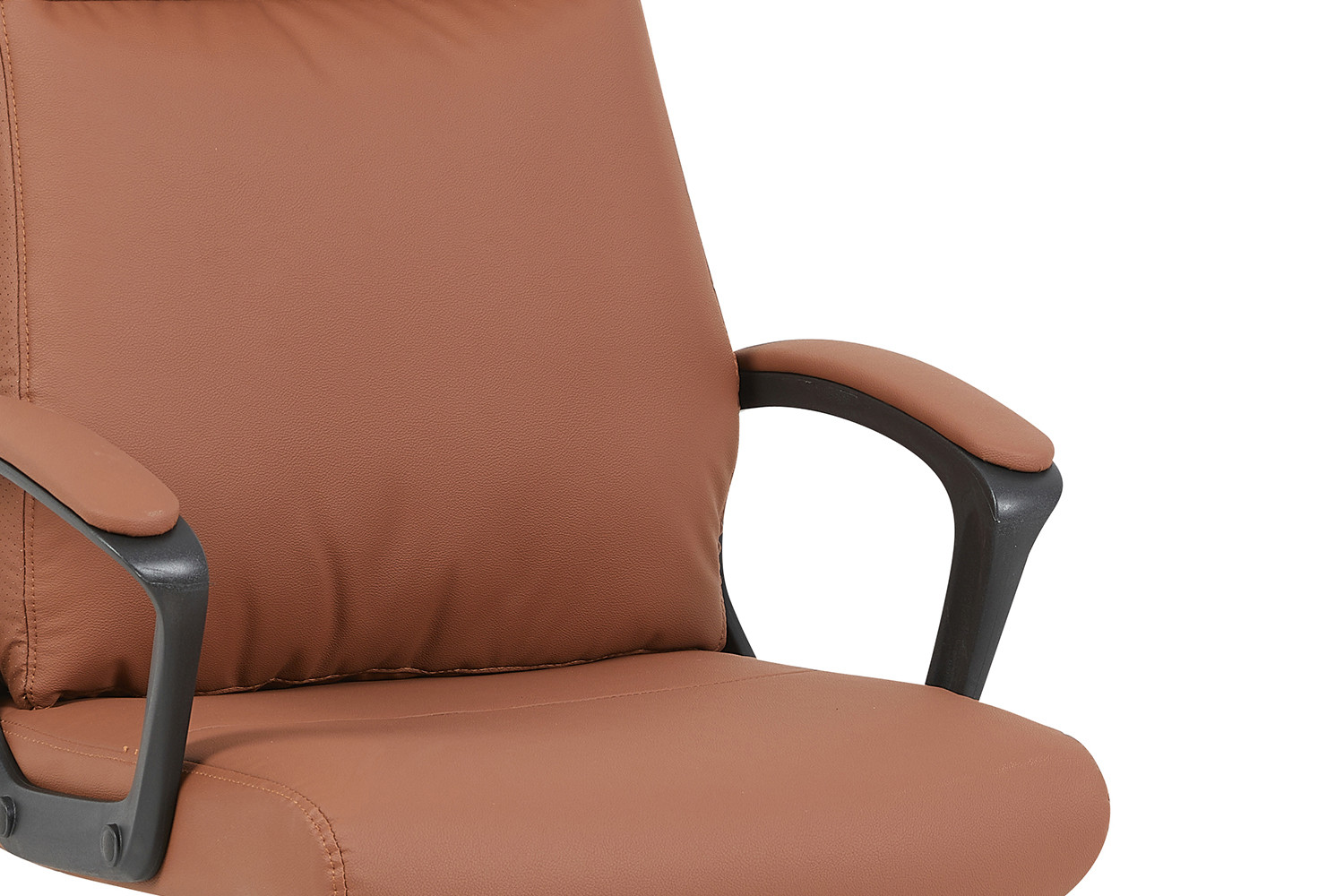 Image 9 for NEW - Bureaustoel Samuel PU nylon Cognac
