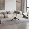 Image 2 for NEW - Salontafel Apollo 130 cm Deens Ovaal Steen Baroque Beige