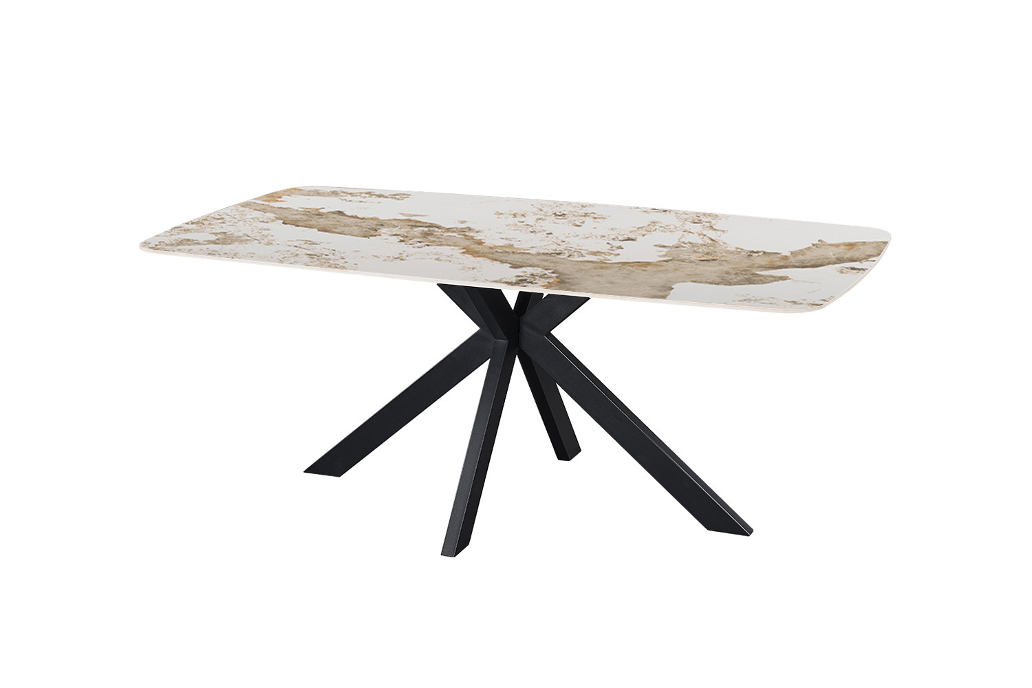 Image 5 for NEW - Tafel Apollo 180 cm Deens Ovaal Glanzend Steen Pandora