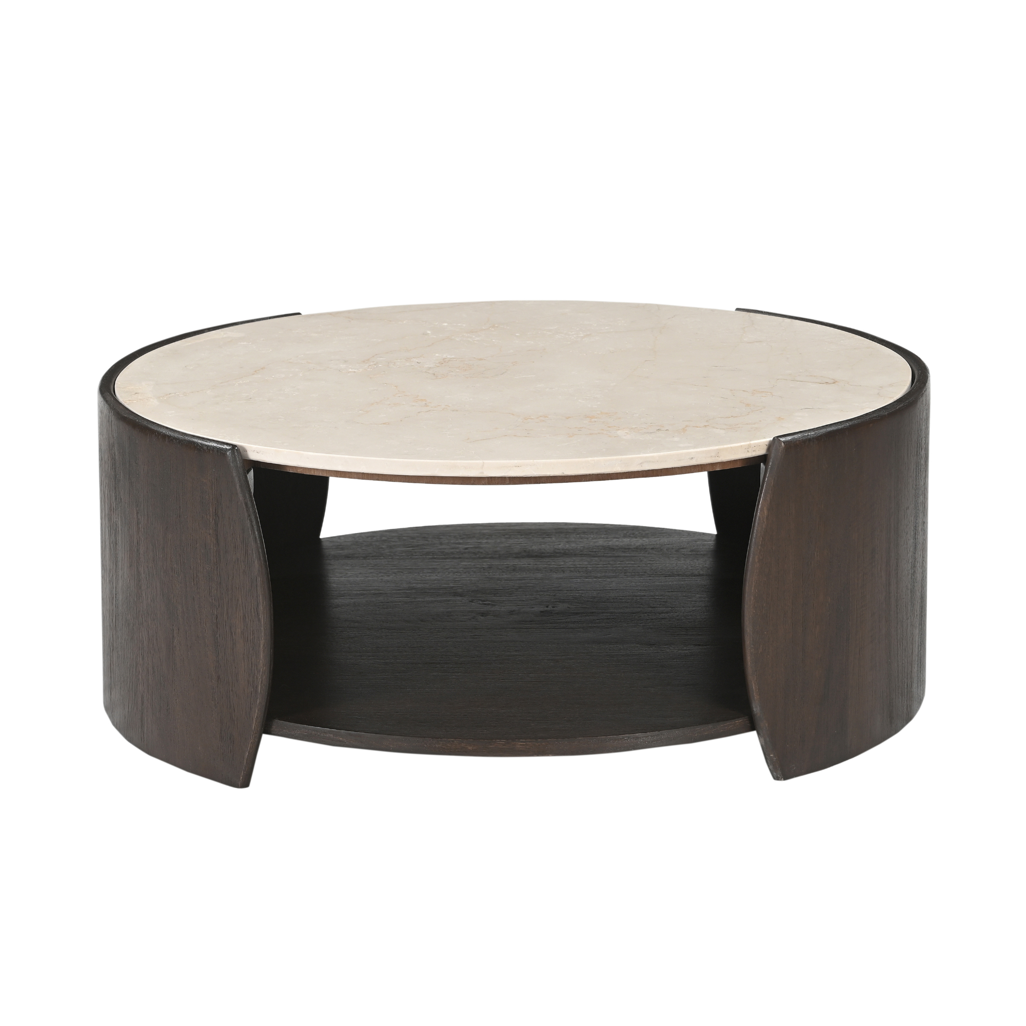 Salontafel Rune Botticino marmer 80 cm - Image 2