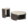 Salontafel Rune Botticino marmer 80 cm - Image 5