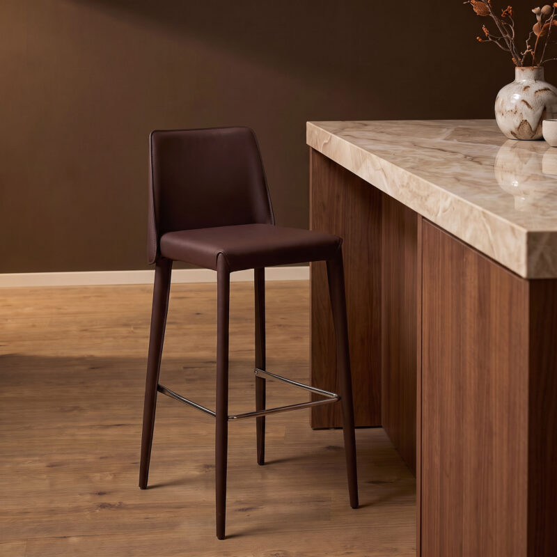 Barkruk Floor Aubergine - Image 1