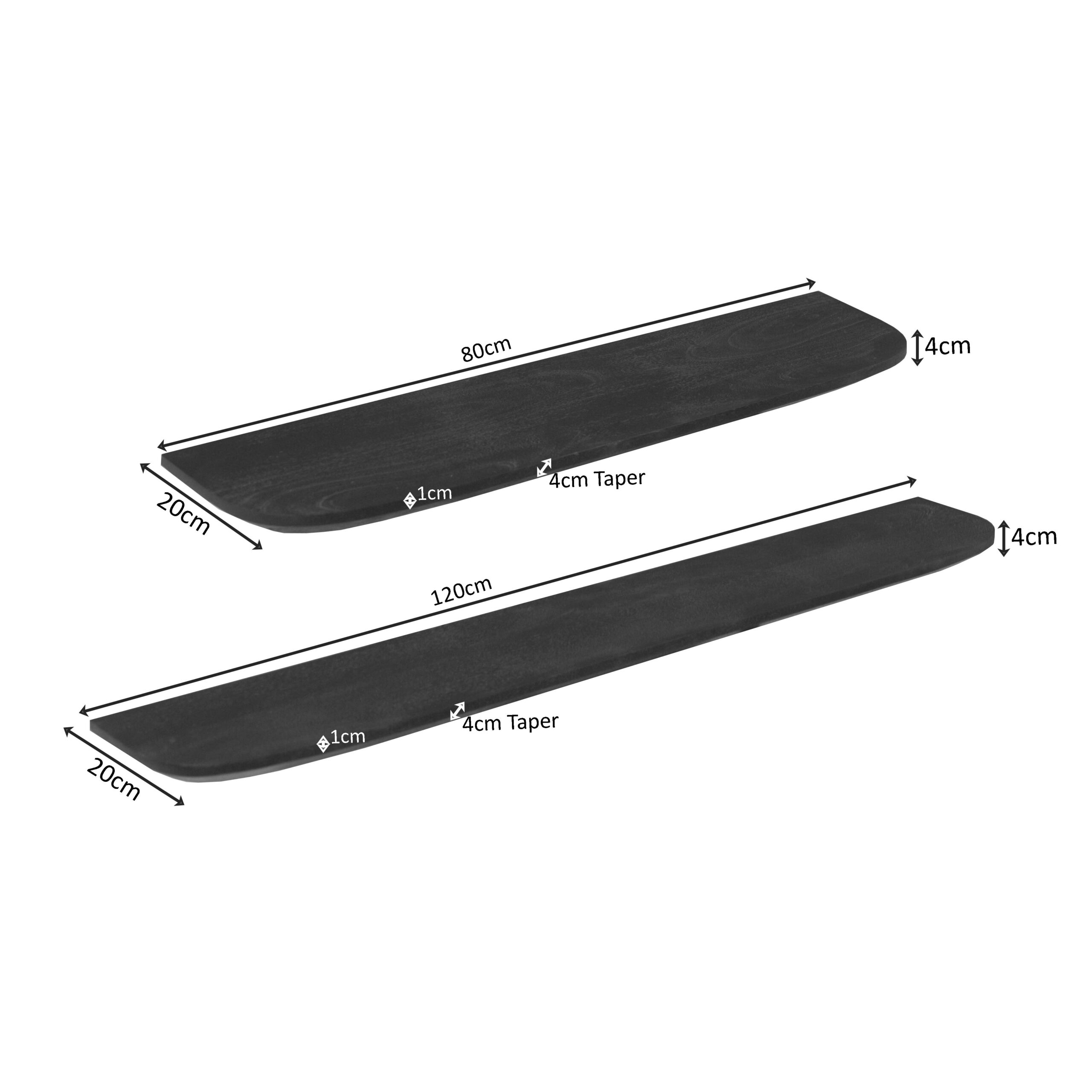 Wandplank Gusta Bruin Mangohout 120 cm - Image 10