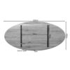 Eiken Blad Ferris Ovaal 210 cm Naturel - Image 2