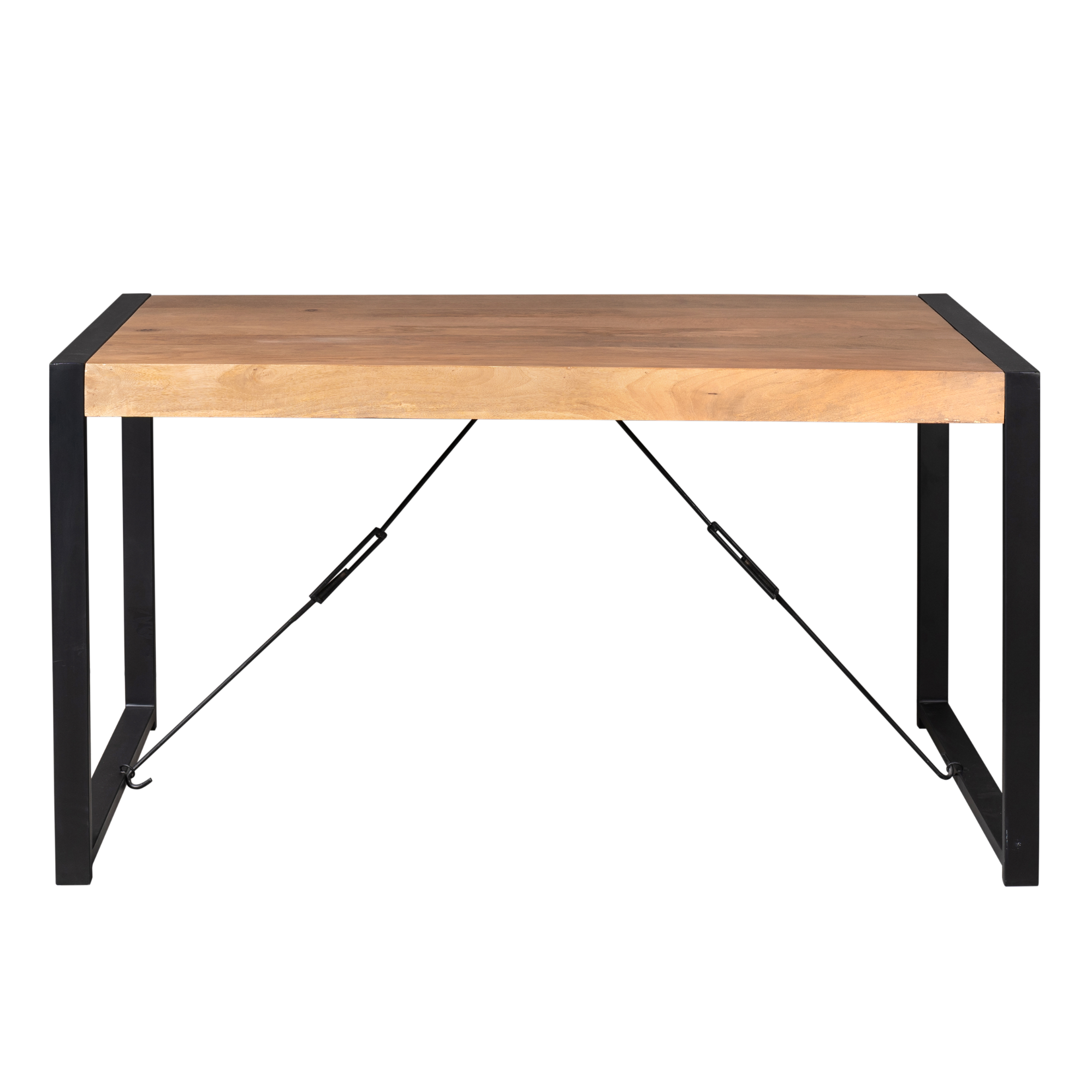 Rechthoekige eettafel Boaz Naturel Mangohout 160 cm - Image 3