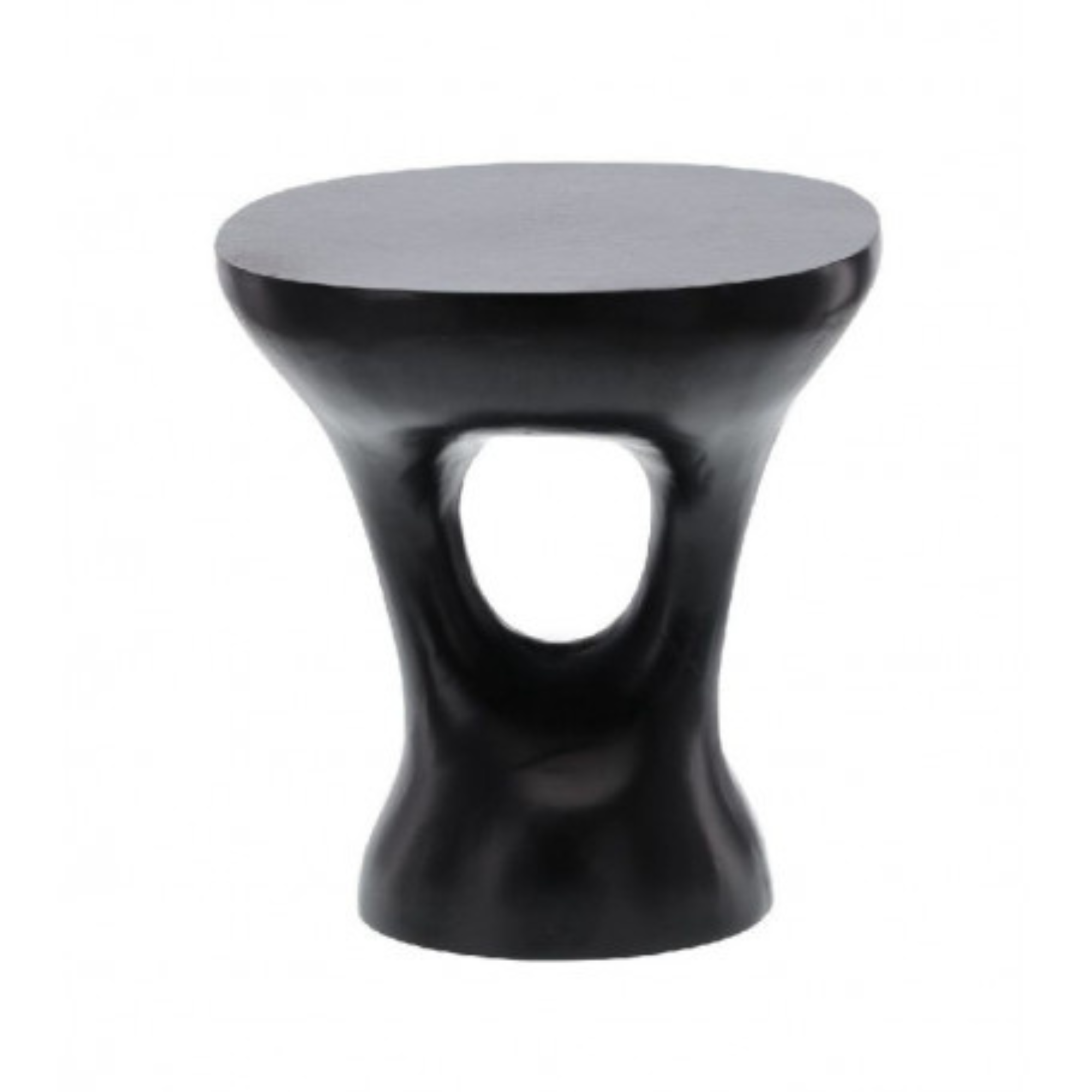 Ronde salontafel Amelie Zwart Aluminium 43 cm - Image 2