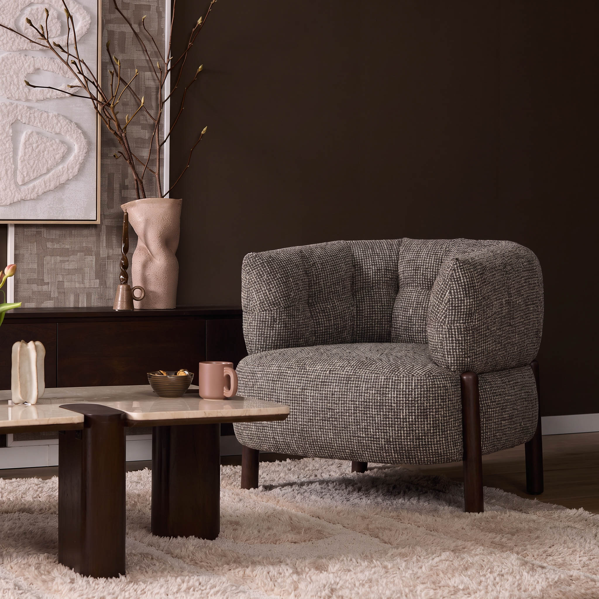 Fauteuil Feda Bruin - Image 1