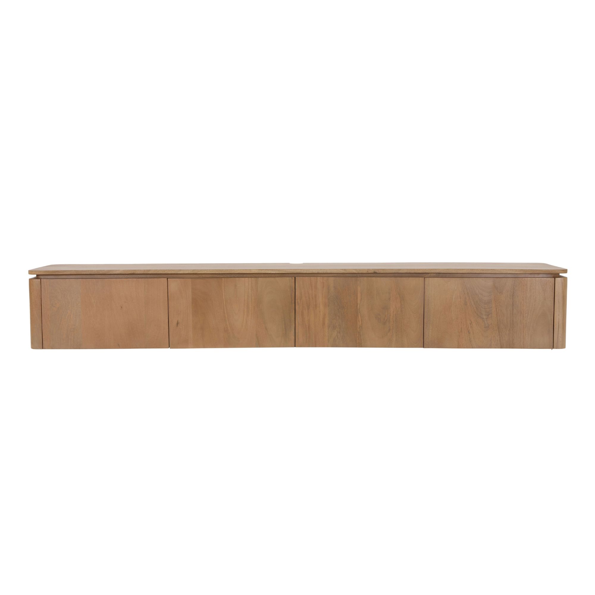 Zwevend tv meubel Dallas Naturel Mangohout 210 cm - Image 2