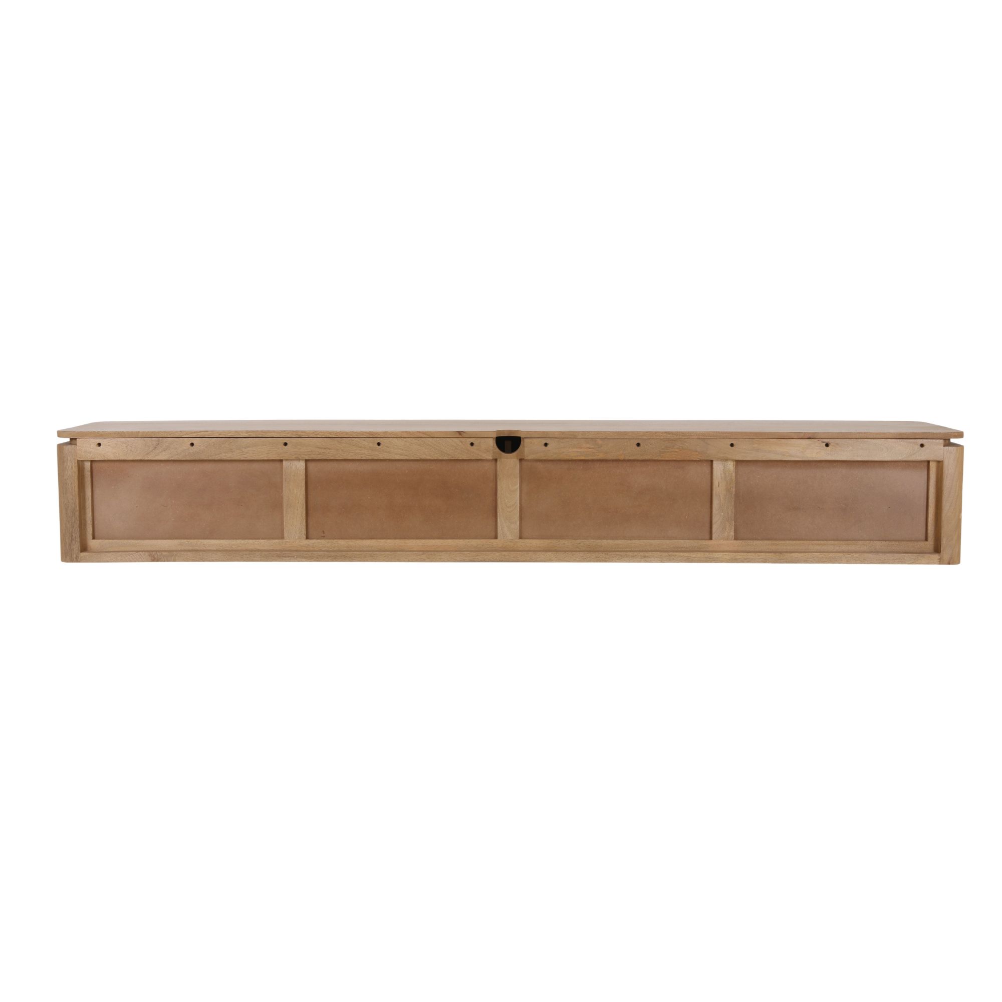 Zwevend tv meubel Dallas Naturel Mangohout 210 cm - Image 5