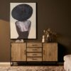 Dressoir Dakota Naturel Mangohout 165 cm - Image 1