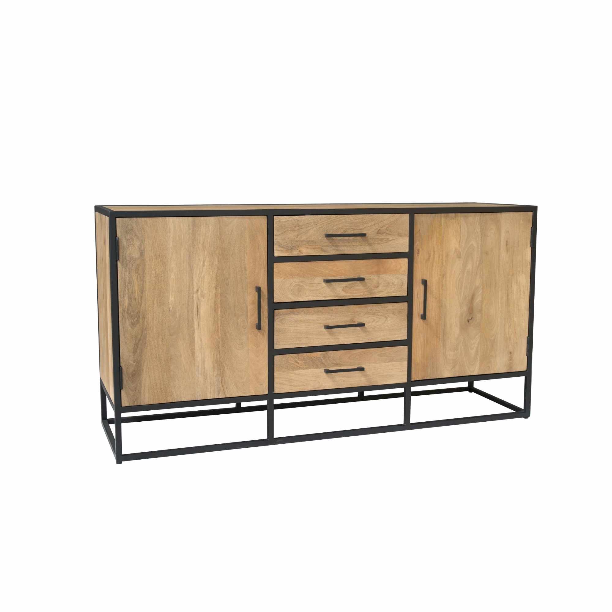 Dressoir Dakota Naturel Mangohout 165 cm - Image 3