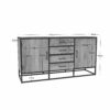 Dressoir Dakota Naturel Mangohout 165 cm - Image 5