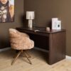 Bureau Dallas Bruin Mangohout 130 cm - Image 1