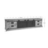 Tv meubel Fresno Naturel Mangohout 200 cm - Image 6