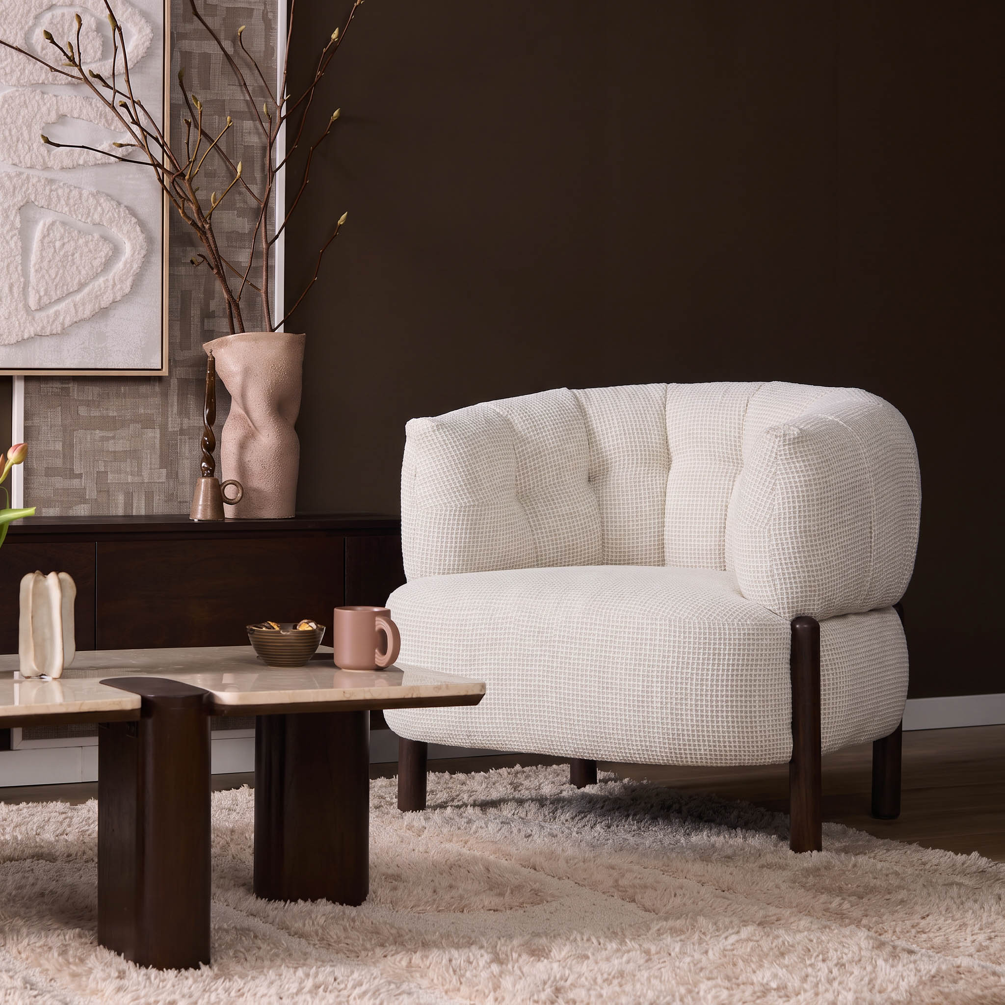 Fauteuil Feda Beige - Image 1
