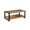 Salontafel Boaz met onderblad Naturel Mangohout 110 cm - Image 4