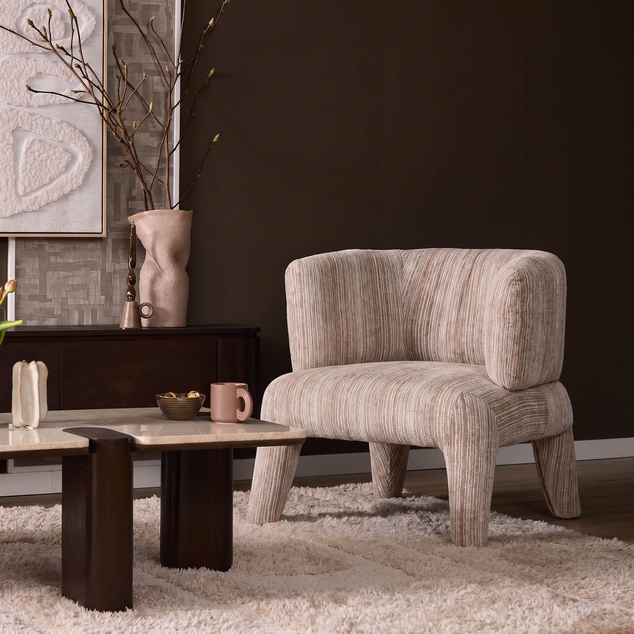 Fauteuil Eva Plum - Image 1