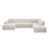 MySofa Ruby U-bank Beige Lounge L + 2,5 + Ottomane R - Image 2