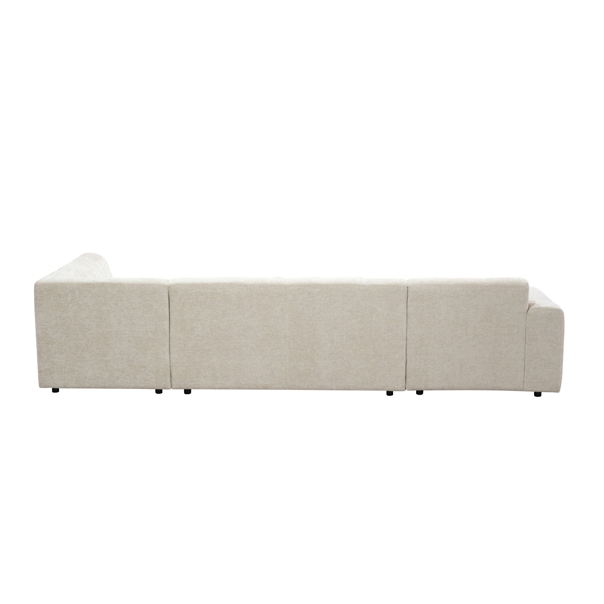 MySofa Ruby U-bank Beige Lounge L + 2,5 + Ottomane R - Image 7