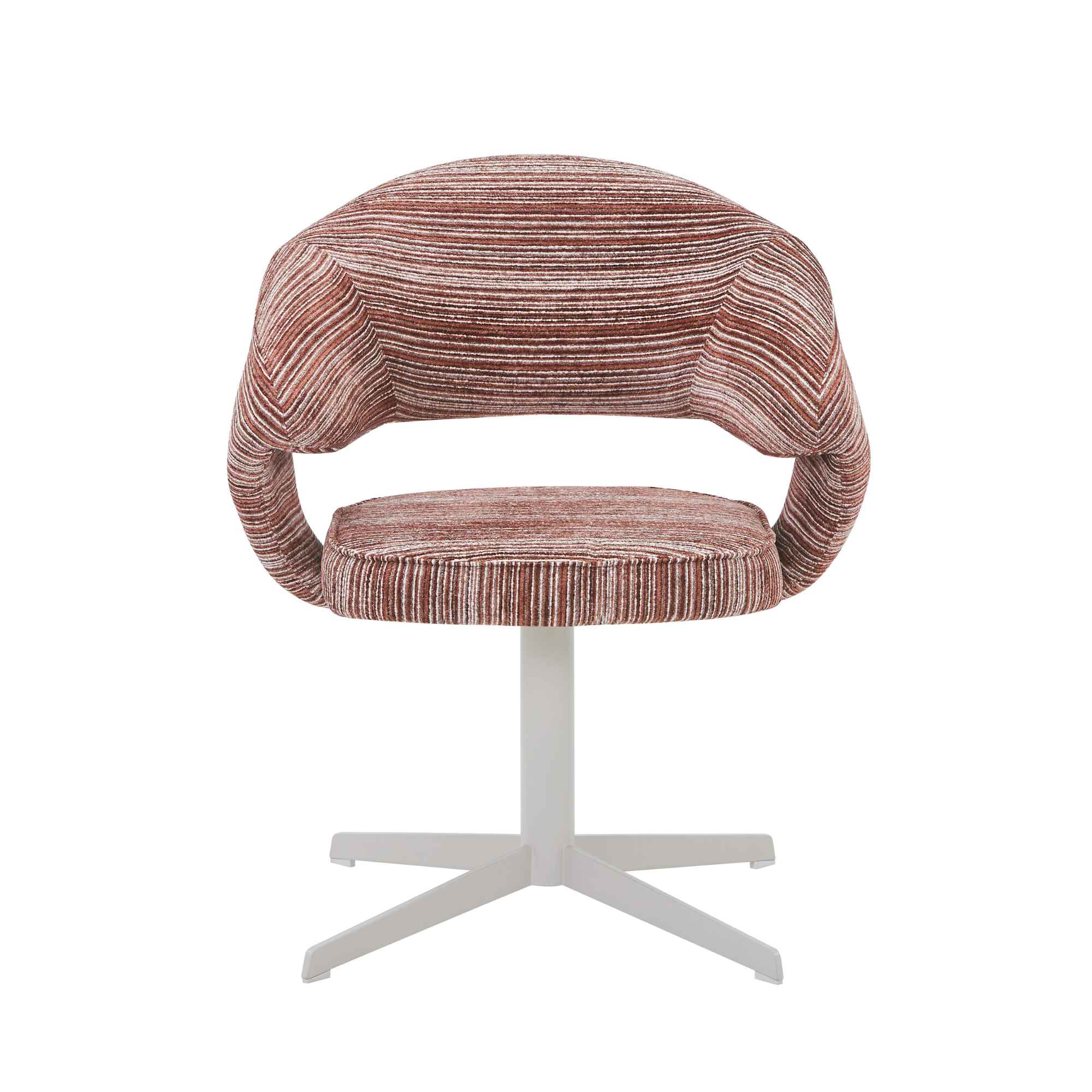 Draaibare eetkamerstoel Jade Burgundy - Image 3
