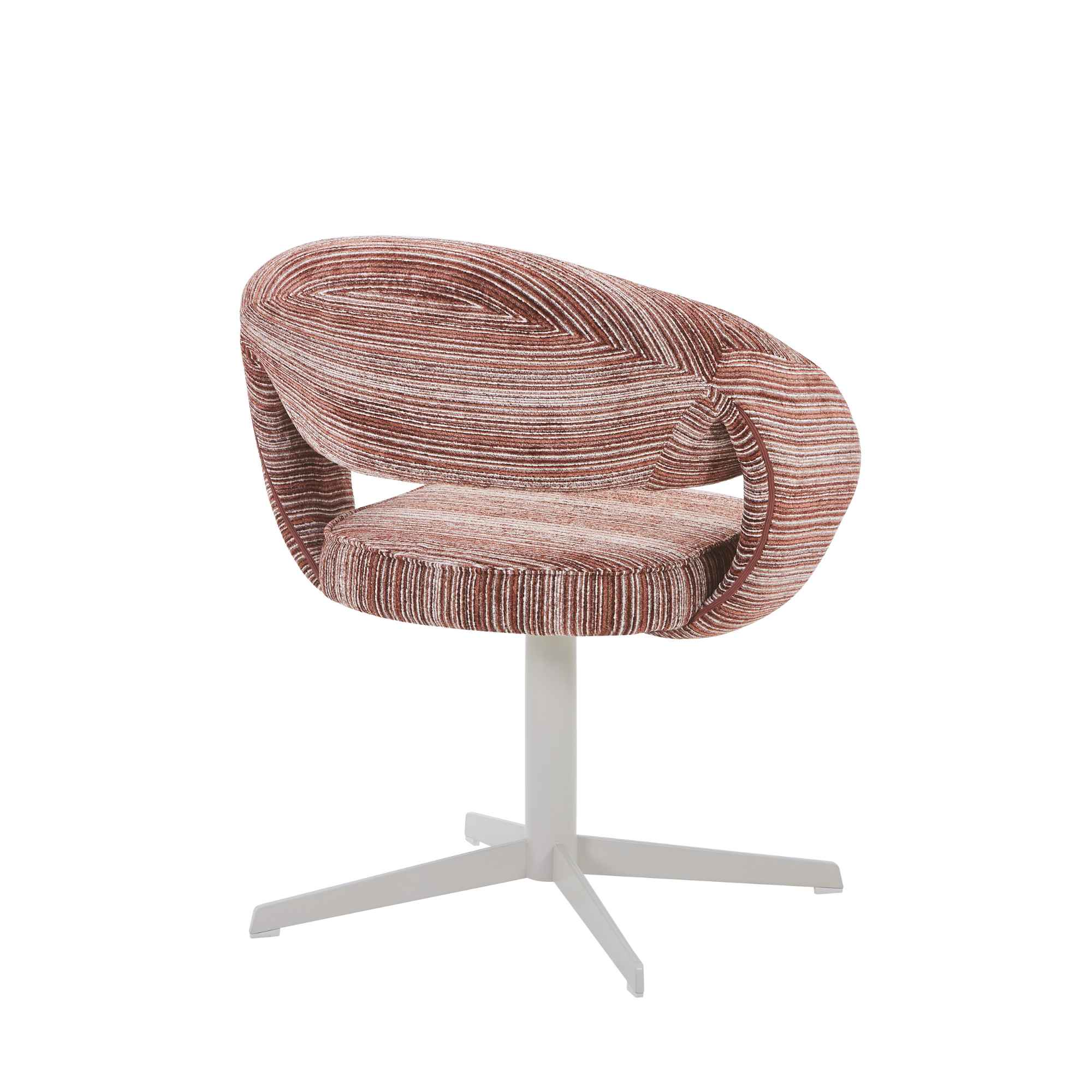 Draaibare eetkamerstoel Jade Burgundy - Image 5