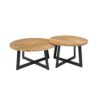 Salontafel set Atlanta Naturel Mangohout 70 cm - Image 2