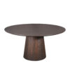 Ronde eettafel Solana Bruin Mangohout 130 cm - Image 3