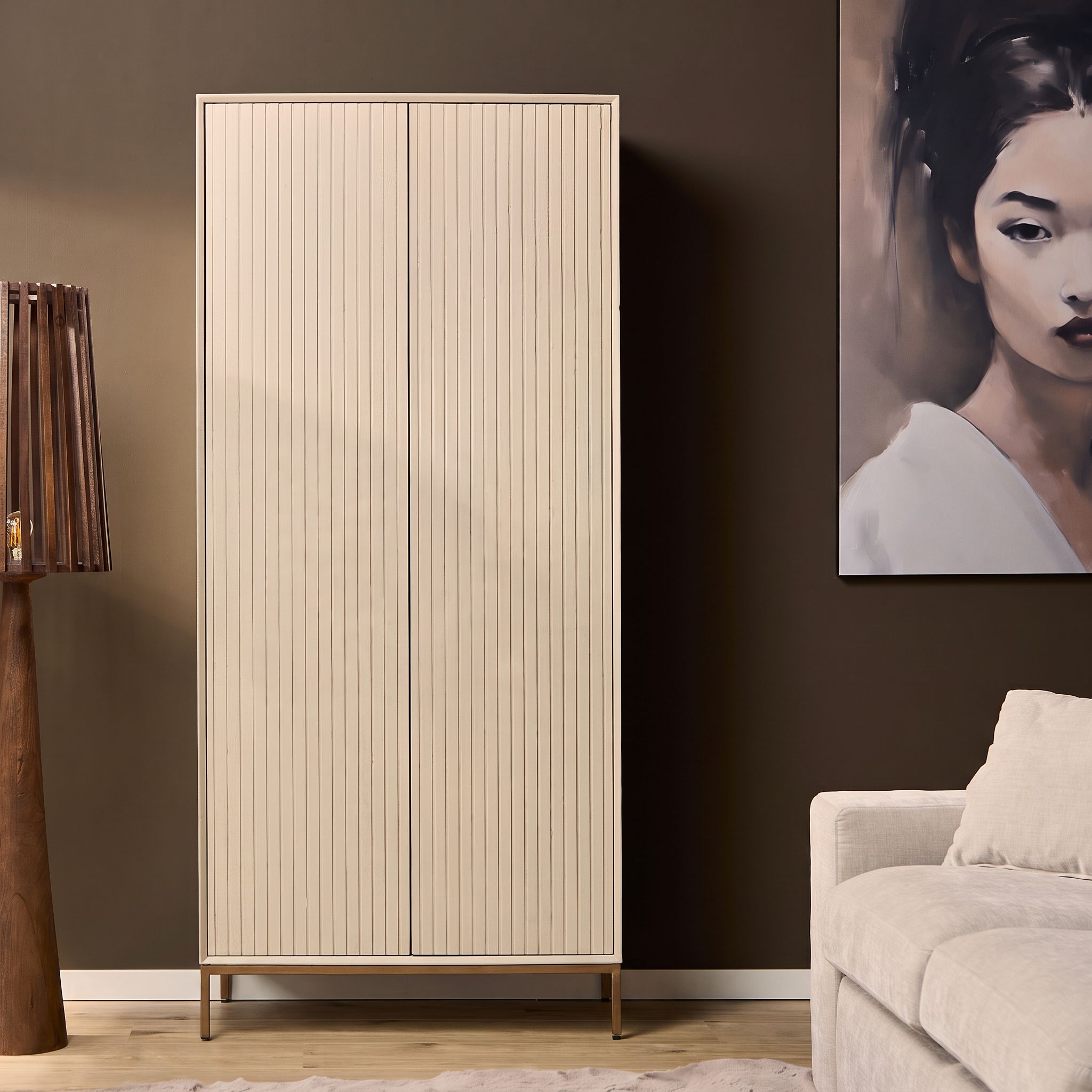 Kabinet Madison Zand Mangohout 90 cm - Image 1