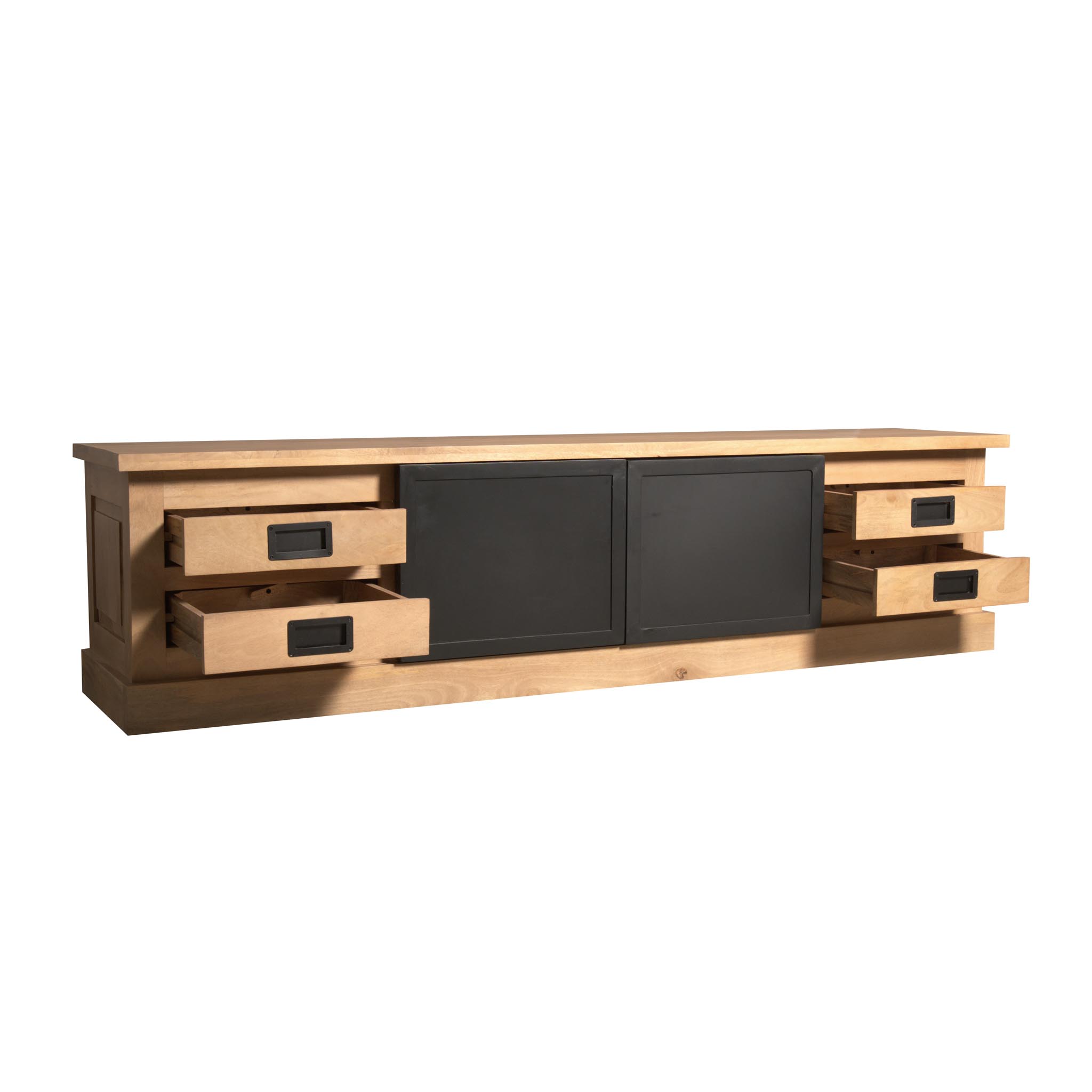 Tv meubel Noa Naturel Mangohout 200 cm - Image 5