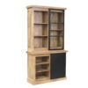 Vitrinekast Noa Naturel Mangohout 120 cm - Image 4