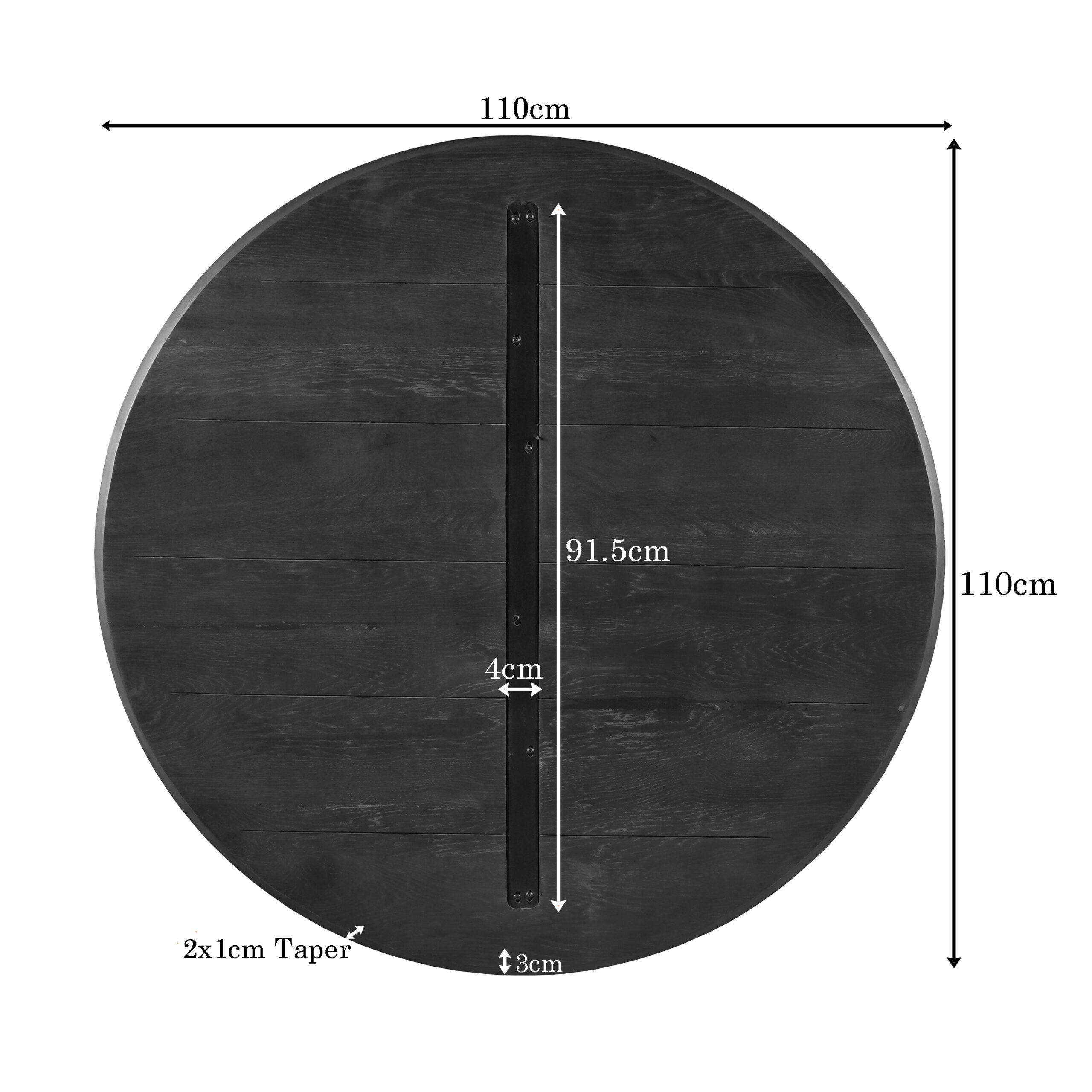 Eiken Blad Ferris 110 cm Bruin - Image 3