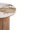 Image 6 for NEW - Bijzettafel Evora 45 cm Rond Glanzend Steen Pandora
