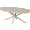 Image 4 for NEW - Salontafel Noa 130x70cm Deens Ovaal Baroque Beige - Grijs voet