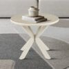 Image 1 for NEW - Salontafel Noa 60cm Rond Baroque Beige - Grijs Voet