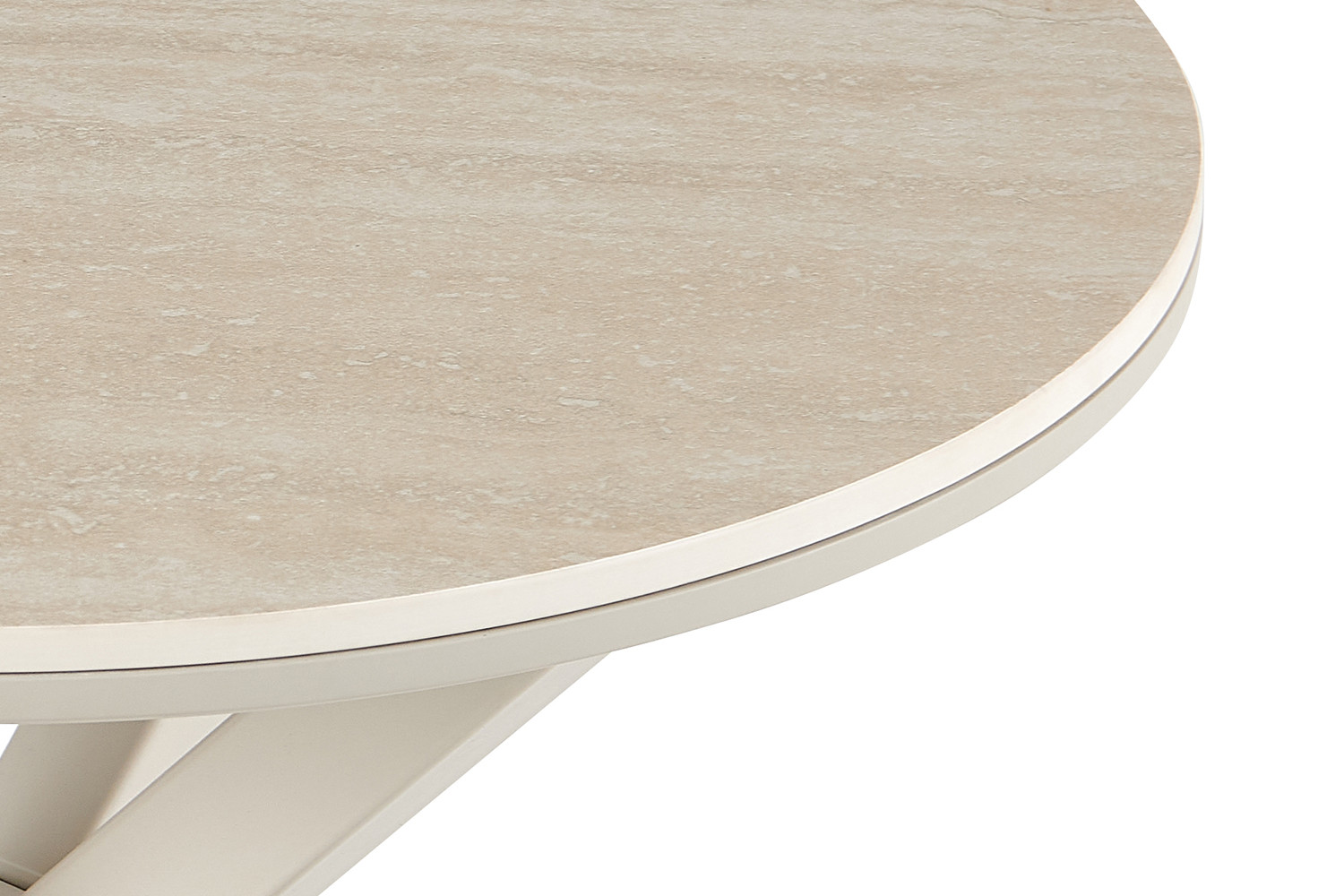 Image 8 for NEW - Salontafel Noa 60cm Rond Baroque Beige - Grijs Voet