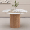 Image 3 for NEW - Uitschuifb. Tafel Evora 120-160-200 cm Glanzend Steen Pandora