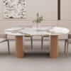 Image 5 for NEW - Uitschuifb. Tafel Evora 120-160-200 cm Glanzend Steen Pandora