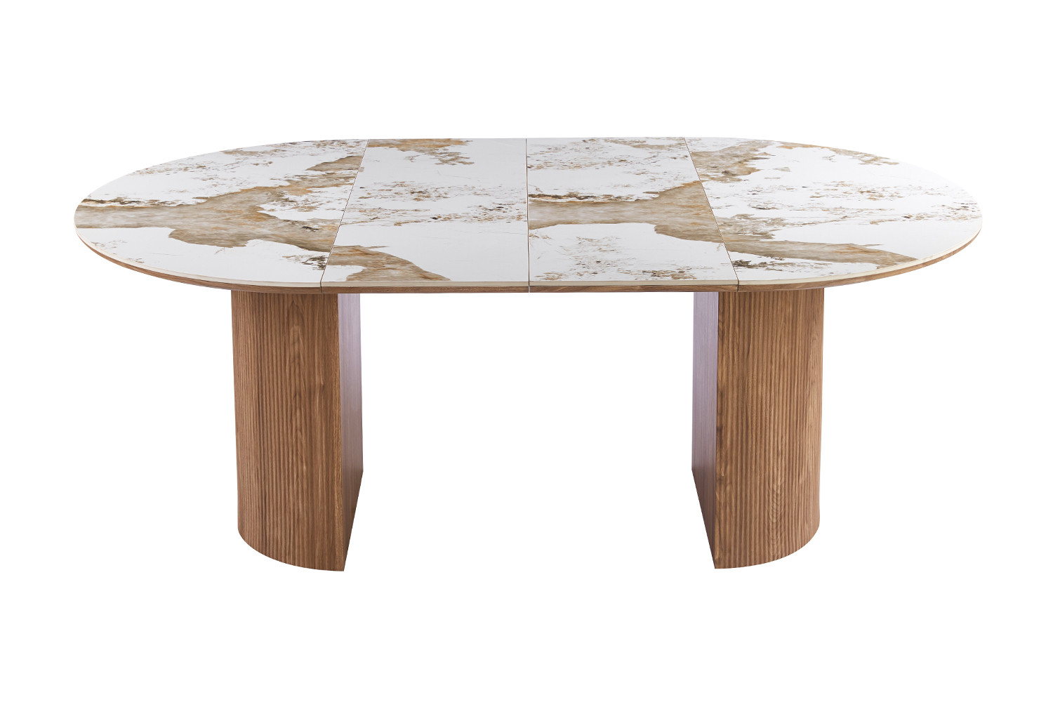 Image 8 for NEW - Uitschuifb. Tafel Evora 120-160-200 cm Glanzend Steen Pandora