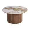 Image 4 for NEW - Salontafel Evora 80 cm Rond Glanzend Steen Pandora
