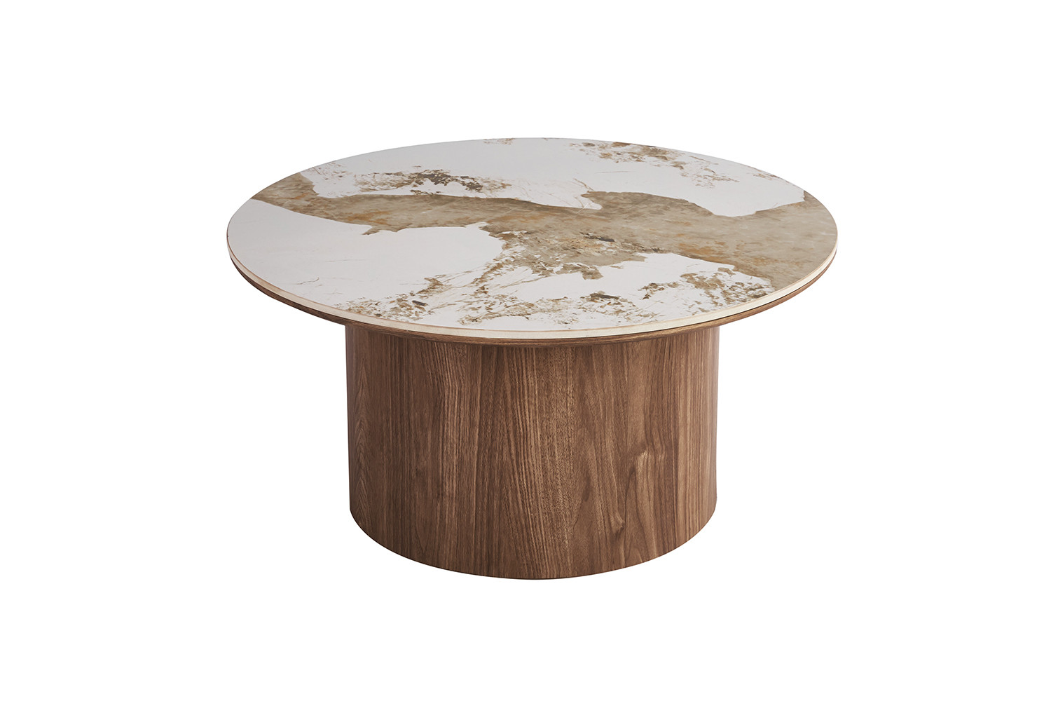 Image 4 for NEW - Salontafel Evora 80 cm Rond Glanzend Steen Pandora