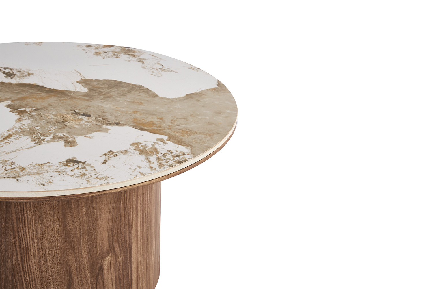 Image 6 for NEW - Salontafel Evora 80 cm Rond Glanzend Steen Pandora