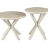 Image 7 for NEW - Salontafel Noa 50cm Rond Baroque Beige - Grijs Voet
