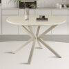 Image 3 for NEW - Tafel Noa 120 cm Rond Baroque Beige - Grijs Voet