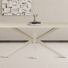 Image 3 for NEW - Tafel Noa 180x90 cm Deens Ovaal Baroque Beige - Grijs Voet
