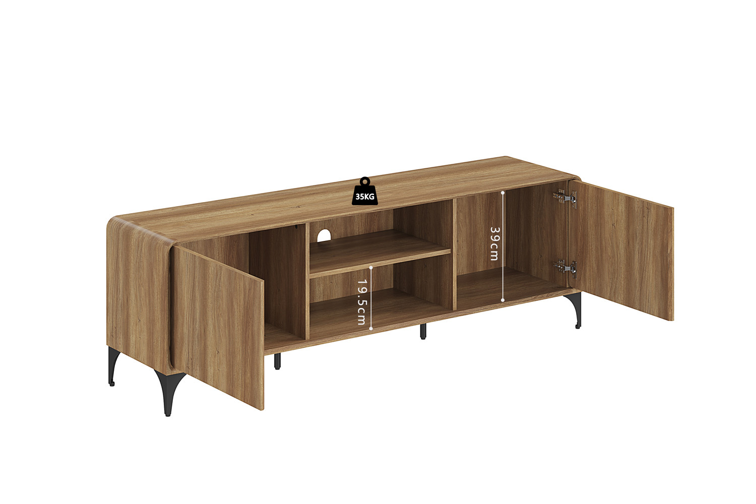 Image 9 for NEW - TV meubel Florence 170 cm Decor Eik Naturel