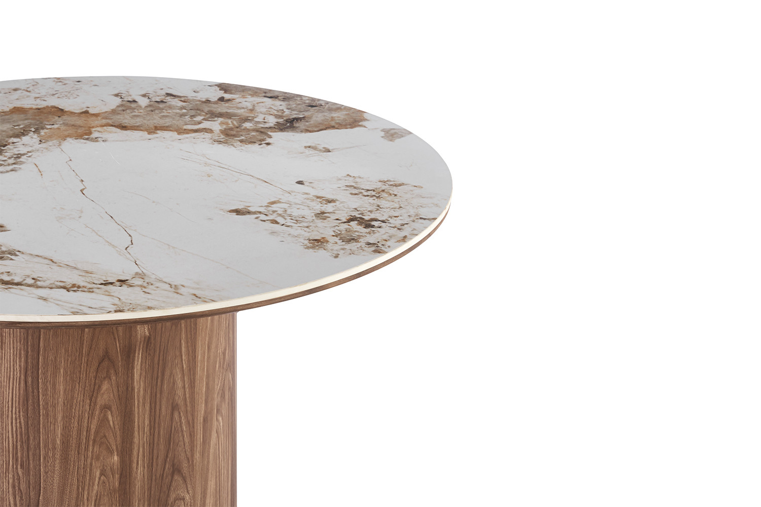 Image 5 for NEW - Tafel Evora 120 cm Rond Glanzend Steen Pandora
