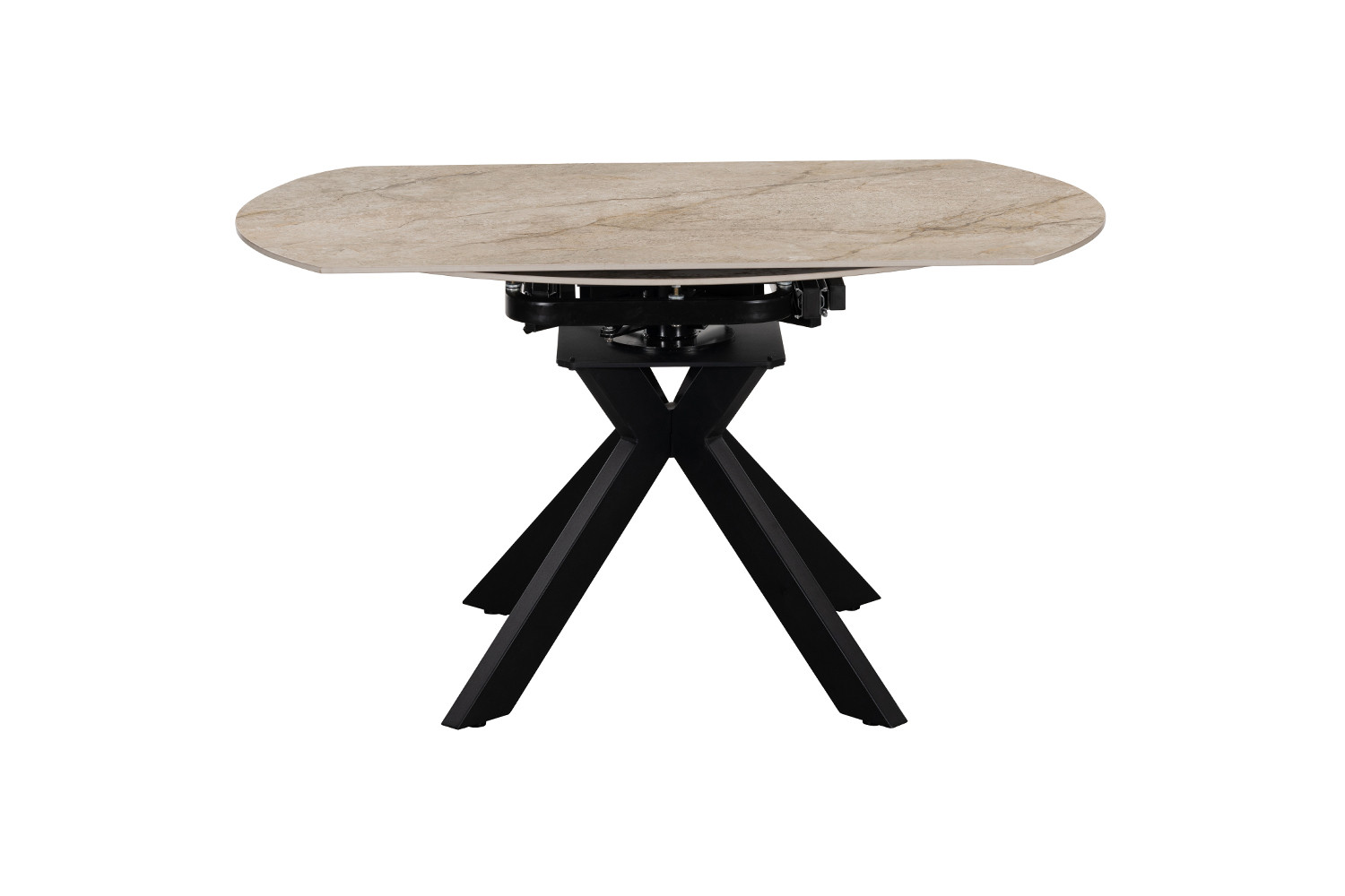 Image 7 for NEW - Uitschuifbare tafel Athéna Rond 140-140x90 cm steen Shakspear Beige