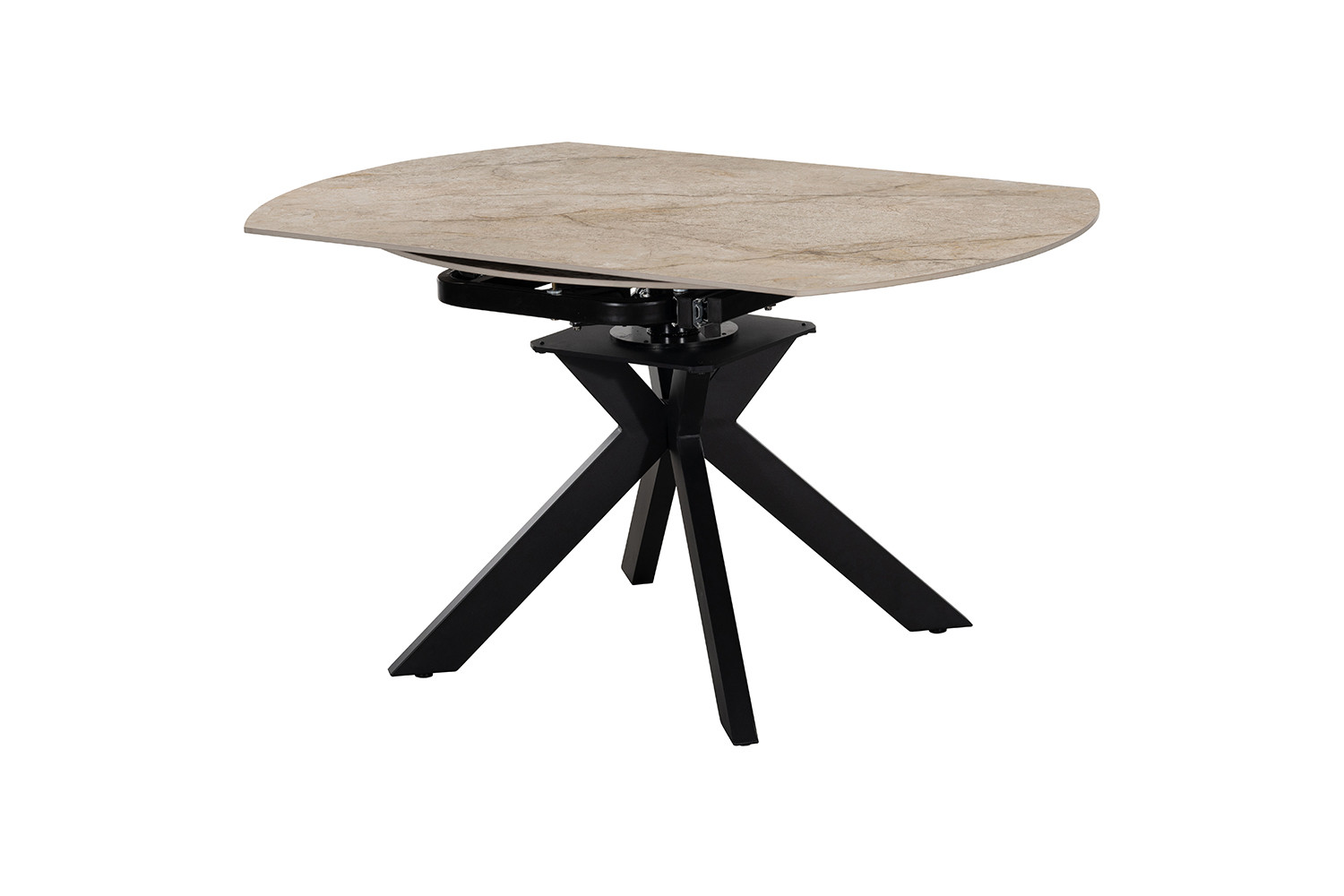 Image 8 for NEW - Uitschuifbare tafel Athéna Rond 140-140x90 cm steen Shakspear Beige